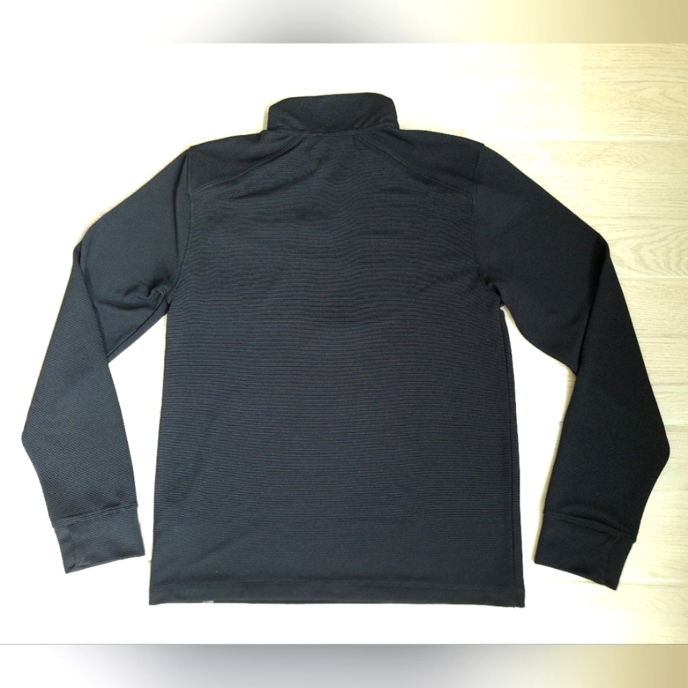 LL Bean women's black Venture Stretch Ottoman 1/4 zip pullover sweatshirt- small - Picture 9 of 12